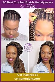 Such peculiar braids can be made on hair of any texture. 40 Stylish Crochet Braids Styles On 4c Hair To Try Next Coils And Glory