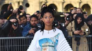 Yesterday, inspiring teen willow smith posted and then quickly deleted a cute instagram shot of herself wearing a vintage jean paul gaultier top from vfiles' collection. Willow Smith Wears Louis Vuitton Archlight Boots To The Brand S Pfw Show Teen Vogue