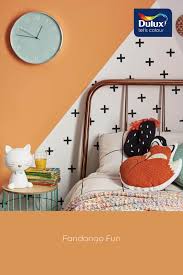 Looking For A Kids Bedroom Idea Look No Further With This On Trend Geometric Paint Effect Kids Bedroom Dulux Colour Dreamy Bedrooms