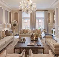 Contemporary Formal Lounge Verging On Feminine Neutral Tones For A Classic And Timeless Elegant Living Room Design Luxury Living Room Formal Living Room Decor