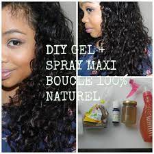 Gel De Lin Bouclant Fixant Spray Activateur De Boucles Cheveux Courts Mode Produit Cheveux Soin Cheveux Afro