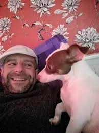 My two pups Betsie and Stanley with their guardian Mabel. Quick question  was told that white dog burn easy in sun. Can anyone recommend a cream that  I can put