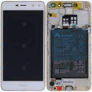 Find the best huawei price! Huawei Y5 2017 Mya L22 Display Module Front Cover Lcd Digitizer Battery Gold 02351kuk