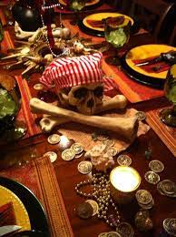 See more ideas about pirate birthday party, pirate birthday, pirate theme party. Pin By Becky Ingle On All Things Pirate Party Pirate Halloween Party Pirate Party Decorations Pirate Theme Party