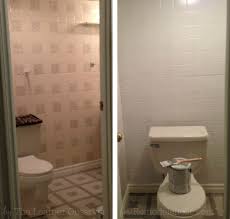 There are a number of specialist paints out there and with the the best thing about painting over old tiles is that you can then put your efforts and your budget towards getting the best bathroom suite possible. Remodelaholic A 170 Bathroom Makeover With Painted Tile