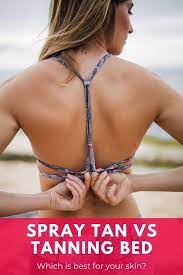 Spray Tan Vs Tanning Bed Which One Is Safer And Which Is Better Luxe Luminous