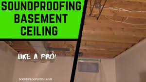 Especially one with high ceilings. Basement Ceiling Soundproofing 4 Diy Ways To Do It Cheap Youtube
