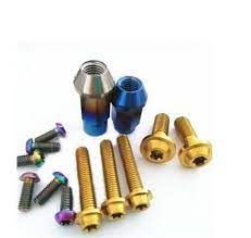 Buy Cheap Blue Anodized Titanium Bolts Vietnam Motorcycle Titanium Bolt Titanium Fasteners And Parts For Racin Titanium Bolts Anodized Titanium Titanium Color