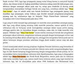 Mengutip dari cataran indonesia pusaka (2019) yang ditulis oleh dr. Pada Masa Berapa Lagu Maju Tak Gentar Dibuat Brainly Co Id
