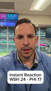 Instant reaction to the Philadelphia Eagles loss to the Washington  Commanders #eagles #nfl #philly