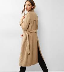 It's super practical, but also just a tiny bit playful. Camel Double Breasted Tie Waist Trench Coat New Look