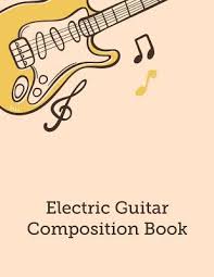 Electric Guitar Composition Book Blank Guitar Tabs Sheet