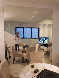 Cermin dinding yang besar dengan rekaan vintage ini memberi efek luas pada ruangan dalam rumah. Mirror Custom Size L Cermin Dinding Tempah Services Others On Carousell