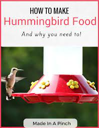 The Easiest Homemade Hummingbird Food Recipe Made In A Pinch Recipe Hummingbird Food Homemade Hummingbird Food Easy Homemade