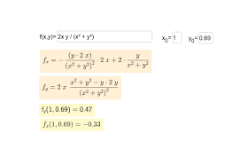 Introducción a las derivadas parciales. Calcula Las Derivadas Parciales Y El Valor En El Punto De La Funcion Que Necesites Geogebra