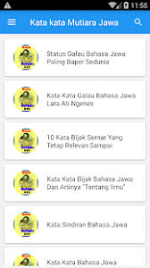 Kata kata bijak, motivasi & mutiara tentang cinta, romantis, kehidupan, semangat, inspirasi, buat pacar, singkat lucu, islam, bahasa inggris, jawa, belajar. Kata Kata Mutiara Bahasa Jawa Slunecnice Cz