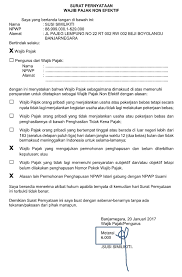 Isi surat pernyataan adalah pernyataan bahwa seseorang. Facebook
