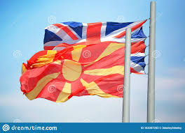 Macedonian state (german puppet state). Flaggen Von Nordmakedonien Und Grossbritannien Stockbild Bild Von Schlag Patriotisch 163287203
