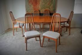 Mid Century Modern Table W 6 Benny Linden Chairs Dining Room Set Mid Century Modern Table Kitchen Table Settings Dining Room Chairs