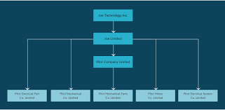 This Diagram Template Shows The Holding Company Structure