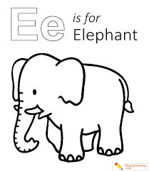 5 zentangle pattern and elephant coloring pages. E Is For Elephant Coloring Page 05 Free E Is For Elephant Coloring Page