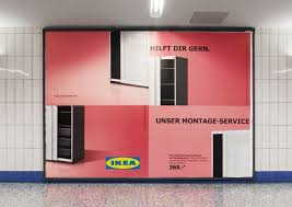 Ikea Thjnk Brilliert Mit Simpler Plakatidee In Hamburg Ikea Werbung Ikea Gute Werbung