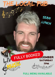 🍺 The Local Pub 🍺 Chlorakas Village Live Music Party Music 🕺💃🎶🎵🎼💃🕺  Saturday , 21st December 7pm Sean Lynch 📍Free Entry !!📍 ❗️Full Menu  Available ❗️