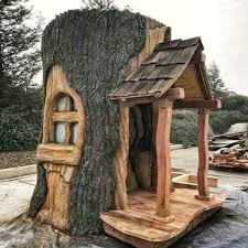Petite Maison En 2020 Arbre Feerique Jardin De Maison Feerique Maison De Gnome