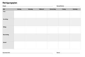 Download simple project plan templates in excel, word and pdf formats. Reinigungsplane Desinfektionsplane Hygieneplane Hier Herunterladen Formularbox De
