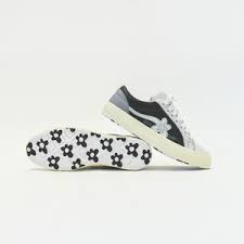 Converse x feng chen wang jack purcell mid in obsidian/sea salt/black. Converse X Golf Le Fleur Ox Barely Blue Black Kith