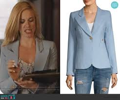 Kelly Anne S Blue Blazer On Queen Of The South Outfit Details Https Wornontv Net 149889 Queenofthesouth Blue Blazer Queen Of The South Outfit Details