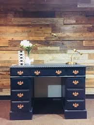 Navy Blue Desk With Copper Accents For Sale In Bartlett Il Offerup Blue Desk Desk Vanity