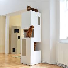 Kratzbaum Empire Weiss Sisal Hellgrau Ambiente Design Kratzbaume Made By Stylecats Kratzbaum Design Kratzbaum Katzenzimmer