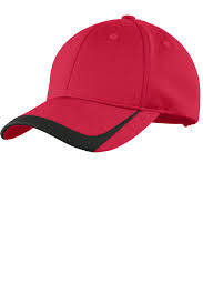 Sport Tek Stc24 Pique Colorblock Cap True Red Black One Size In 2021 Sport Tek Pique Sweatband