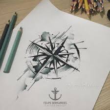 Black And White Compass Tattoo Black And White Compass Tattoo Manuscript Black And White Compass Tattoo Manuscript Black Compa In 2020 Compass Tattoo Compass Tattoo Men Compass Tattoo Design