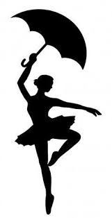 Ballet Dance Clipart Black And White Ballet Dancer Svg Ballet Dancer With Umbrella Instant Etsy In 2020 Silhouette Art Silhouette Crayon Art Melted