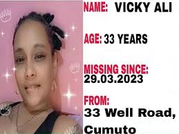 Body of Vicky Ali Found