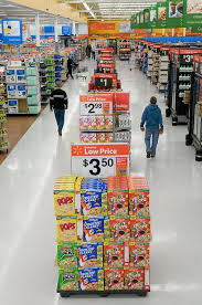 Why Good Enough May Be Better For Well Being Supermarket Design Walmart Retail Signage