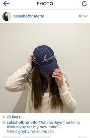 Instagram Splashofbrunette Wearing Happiness Cap How To Wear Fashion Baseball Hats