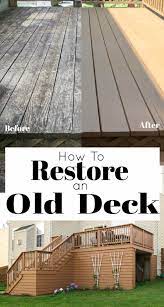 Check out these 9 tips for restoring an old deck. How To Restore An Old Deck Craving Some Creativity
