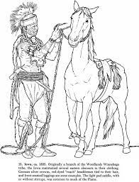 Here is a coloring page with three men of india. Horse Native American And Dreamcatcher Coloring Pages