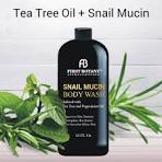 Tea Tree Snail Mucin Body Wash - Fights Body Odor, Athlete's ...