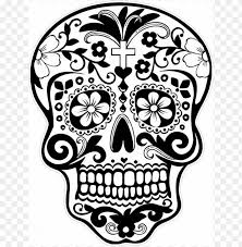 Click the button below to download and print this coloring sheet. Dia De Los Muertos Skull Coloring Pages Colored Png Image With Transparent Background Toppng