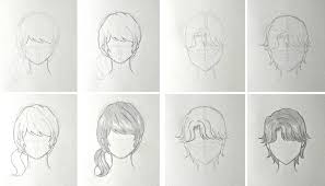 This tutorial will show you how to draw male and female anime hair. How To Draw Anime Hair Step By Step Guide For Boy And Girl Hairstyles