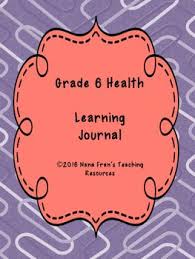 Grade 6 Health Personal Learning Journal Binder Personalized Learning Learning Grade