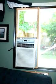 The ones that fit in such windows have a vertical orientation and are longer how to install portable air conditioner in a horizontal sliding window. Install Portable Air Conditioner In Sliding Door The Door