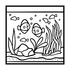 Aquarium coloring pages innovative animal pictures to colour ocean coloring pages printable. Aquarium Coloring Stock Illustrations 4 030 Aquarium Coloring Stock Illustrations Vectors Clipart Dreamstime