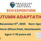 Autumn Adaptations EcoExpedition event in Rochester, NY