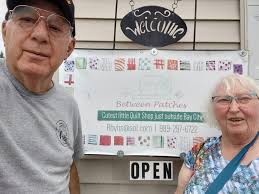 Visited my 1st shop today! Pieced Patchwork in Livonia. Went in with my  grandkids and right away my granddaughter finds the hopper! She was so  excited. Nice shop and I like spending