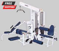 Quantum 4 Stack Multigym Commercial Rated Used In 2021 Multi Station Home Gym At Home Gym Home Gym